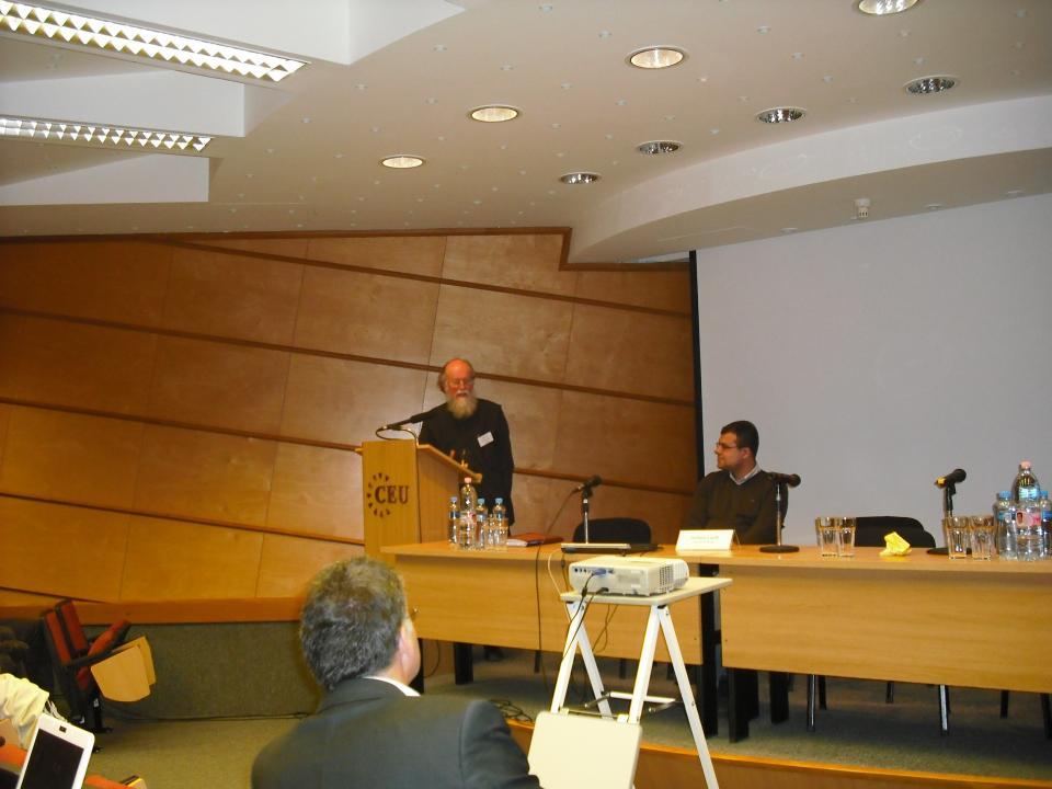 Andrew Louth in Budapest, 2009