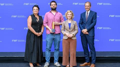 Dr. András Kraft Awarded the ASTRA Award of the Austrian Science Fund (FWF)